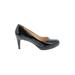 Cole Haan Heels: Pumps Stiletto Cocktail Party Black Solid Shoes - Women's Size 7 - Almond Toe