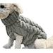 Daiosportswear Fashiom Solid Winter Sweater Knitted Warm Sleeveless Pet Clothes Gray 6(M)