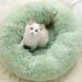 Weloille Dog Bed Pet Bed Pets Cat Dog Round Winter Warm Sleeping Bag Bed Cushion Mat Long Fluffy Plush Soft Pet Bed Warming Dog Beds