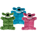 Multipet Assorted Loofa Squeaker Mat Dog Toy 6 in (Each Sold Separately)