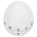 Timer Kitchen Accessory Gifts for Silicone Egg Mechanical Reminder (White) Manual Boiled Eggs Cute Metal Plastic Work