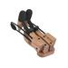 OWSOO Musical instrument stand Musical Stand Bass Natural Wood HUIOP Natural Wood Color Stand Bass Natural Collapsible ERYUE SIMBAE