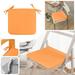 Home Decor Square Strap Garden Chair Pads Seat Cushion For Outdoor Bistros Stool Patio Dining Room Decorations Bedroom Cushions Orange
