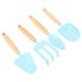 Scoop Shovel Outdoor Playsets for Toddlers Wood Gardening Tools Kids Garden Shovels Gardening Tools Garden Shovel Turning Soil Harrow Vegetable Manual Iron Wooden Handle Child