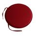 FAIOROI Chair Cushions for Kitchen Chairs Indoor Outdoor Chair Cushions Round Chair Cushions With Ties Round Chair Pads For Dining Chairs Round Seat Cushion Garden Chair Cushions Set For Furnitu Red