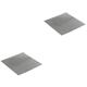 2 Count Baking Pan BBQ Grill Mesh Barbecue Mat Bbq Net Grill Plate Barbecue Grilling Pad Grill Mesh Mat BBQ Grill Net