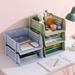 Stackable Trays Sturdy PP Storage Rack for Office Bathroom