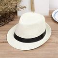 Beach Straw Gangster Kids Children Fedora Cap Panama Summer Hat Hat Jazz Baby Care Books for Baby Boys Neutral Baby Items Baby Wipes Tub Baby Bonnet 2 Year Old Stuff for Boys Baby Frame Baby Must