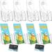 8 Pack Acrylic Brochure Holder Brochure Display Stand Flyer Holder 4 Inches Pamphlet Holder Clear Plastic Rack Card Holder