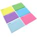 6 Books Office Study Message Memo Colorful Sticky Notes Notebooks Pocket School Stickers Pattern Pads Daily Use Student