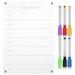 Acylic Sheet Weekly Plan Message Board Cant See Thing Magnetic Force Acrylic 2 Sets