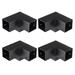 VEVOR Metal in Black | 8.66 H x 8.66 W x 5.98 D in | Wayfair LPJJST4PCS4X7SP6AV0