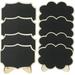 8 Pcs Decor Labels Presentation Board Chalkboards Practical Letter Board Wood Chalk Board