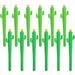 12 Pieces Cactus Rollerball Pens 0.5 mm Black Ink Pens Vibrant Cute Plant Pen for School Home Office 12 Pieces