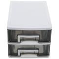 Desktop Drawer Organizer Sundries Storage Box Double-layer Storage Cabinet Drawer Type Organizer