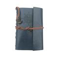 Vintage Journal Book Nautical Pirate Anchor PU Cover Notebook Loose- leaf String Bound Blank Notepad Travel Diary Jotter Sketch Book ( Dark Blue )