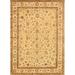 Pasargad Home Agra Hand-Knotted Silk & Wool Area Rug 9 0 X 12 2 Ivory