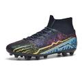 Men s Soccer Shoes FG Soccer Cleats High Top Outdoor Indoor Professional Youth Boys Football Shoes Unisex