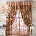 KingShop 2 Panels Window Sheer Curtain Panels Home Door Window Balcony Modern Luxury Flower Printed Sheer Tulle Curtain Elegance Curtains for Living Room Bedroom & Bathroom 1 X 2.5m