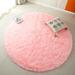 Mascarry Washable Non Slip Large Fluffy Round Rug 5.3 X5.3 Fluffy Round Rug Play Mat for Family Decor