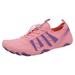 ZIZOCWA Women S Slip On Walking Shoes Lightweight Color Block Casual Running Sneakers Daily Soft Sole Comfy Work Sneaker Tennis Shoes Pink Size9