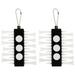 Golf Ball Nail Seat Rubber Tees Carriers 2 Pcs Stud Balls Golfing Supplies Accessories Equipment Plastic Organizers