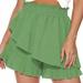 TOWED22 Women s Active Skort Lightweight Skirt for Running Tennis Golf Workout Sports(GN1 Small)