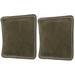 2 Pcs Wipe The Soft Leather Club. Rough on Surface 2pcs ( Green) Cleaning Towel Snooker Tools Cue Shaft Cleaner