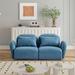 Latitude Run® 66.9" Upholstered Loveseat, Solid Wood in Blue | 28.3 H x 66.9 W x 34.2 D in | Wayfair ECF686C5A66A468793B4AA79120A36EB