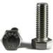 3/4-10 x 4 Hex Head Cap Screws Stainless Steel 18-8 Plain Finish (Quantity: 10 pcs) - Coarse Thread UNC Fully Threaded Length: 4 inch Thread Size: 3/4 inch