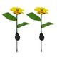 1/2pcs Solar Sunflower Lights Garden Outdoor LED Flower Lamp Landscape Lawn Flower Light Solar Sunflower Lights solar light solar flower light solar power