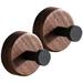 2 Pcs Coat Hangers Wooden Wall Hooks Wall DÃ©cor Accessories for Bathroom Earphone Hook Farmhouse Hooks Wooden Hooks