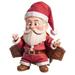 Zainafacai Ornaments Christmas Santa Figurine | Christmas Figures Resin Santa Doll with Beard and Hat Bright Color Classic Santa Doll Window Display Props Room Fireplace Decor Room Decor A