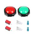 2 Sets Tv Console Toys LED Self-reset Console Supply Answering Button Transponder Vocalize PC