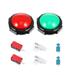 2 Sets Tv Console Toys LED Self-reset Console Supply Answering Button Transponder Vocalize PC