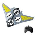 OWSOO Controller Remote Airplane Fly RC Kids Â° Stunt Rotation Easy Fly RC B-2 Stealth Bomber Aircraft Easy Fly Rotation Kids Children 2CH RC Airplane Bomber RC 2CH Airplane B-2 Stealth RC 2CH RC