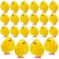 36 Pcs Easter Decoration Chick Gifts Toys Little Chickens Easter Home Decor Easter Chick Decorations Fake Chicks