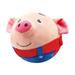 Talking Pig Repeats Electric Interactive Animated Toy Speaking Plush Buddy Gift for Toddlers Red