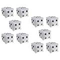 10 Pcs Dice Slot Machine Balloons Casino Theme Party Decorations Ornament Six Sided Foil Large Supplies Baby