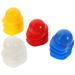 40 Pcs Mini Construction Hat Doll Helmet Childrens Toys Baby Miniature Safety Plastic Bird Hard Pet