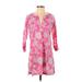 Gretchen Scott Designs Casual Dress: Pink Paisley Dresses - Women's Size X-Small