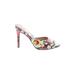 Penny Loves Kenny Mule/Clog: White Floral Shoes - Women's Size 8 1/2