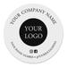 Printtoo Label Stickers for Small Business -100 RoundCustom Vinyl Waterproof Stickers -Personalized Labels for Handmade Brand Stickers -Classic White 4x4 Inches