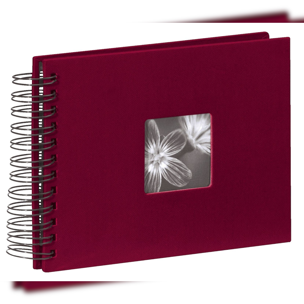 Hama 90154 Hama Fine Art Spiral bordeaux 24x17 50 schwarze Seiten 90154 Image