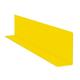 PROREGAL Unterfahrschutz-Winkel für Rammschutz-Geländer S-Line | HxBxT 20x138x10cm | Materialstärke 4cm | Kunststoffbeschichteter Stahl | Gelb
