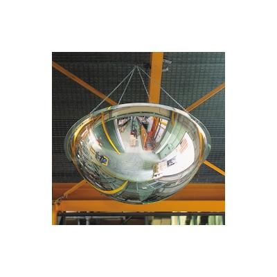 PROREGAL Vier-Wege-Bobachtungsspiegel mit 360° Blickwinkel aus Acrylglas | Kugelspiegel mit extremer Weitwinkel-Wirkung | HxBxT 125x125x36cm