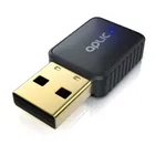 Aplic WLAN-Dongle, WiFi Stick Dual Band 600 MBit/s 2,4 GHz + 5 GHz / 802.11 ac/n/g/b/h