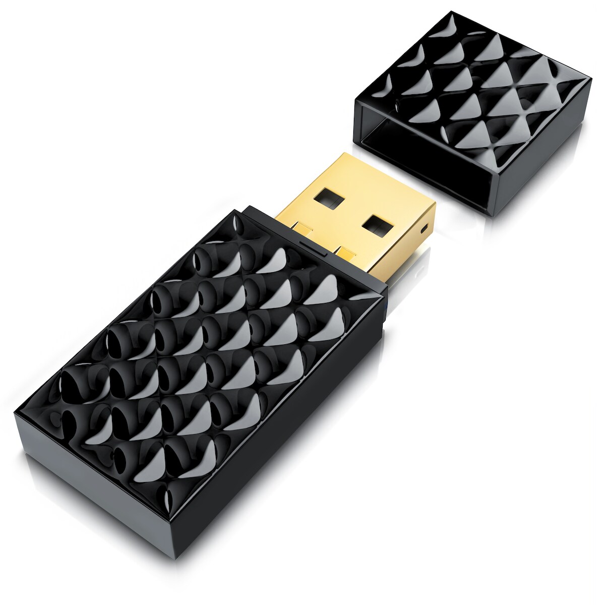 CSL WLAN Dual Band Stick - 433 MBit s - 2,4 GHz 5 GHz - bis zu 433 MBit s WLAN-Standards 802.11ac Image