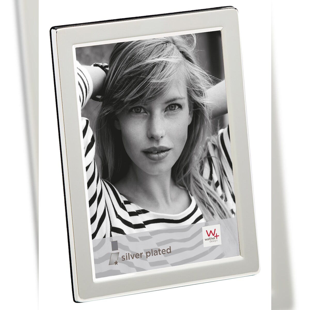 walther + design Lola Portraitrahmen, silber, 10 x 15 cm Image