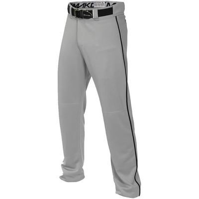 Easton Mako 2 Piped Youth Baseball Pants Grey/Blac...